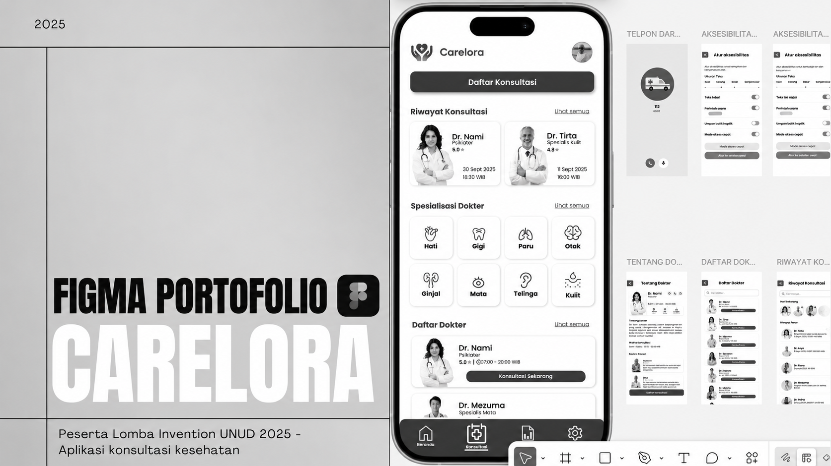 UI/UX Carelora Healthy App
